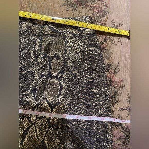 Metallic Gold Snake Skin Skirt - Picture 12 of 12